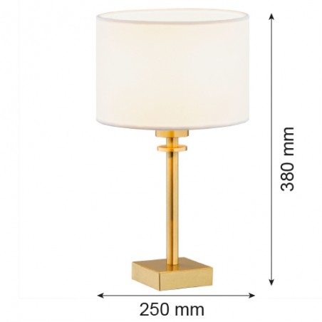ABBANO 8047 lampa stołowa 1 pł. Argon
