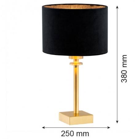 ABBANO 8049 lampa stołowa 1 pł. Argon