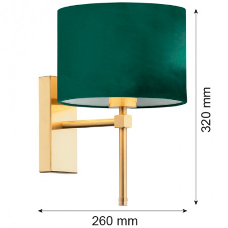 ABBANO 8107 kinkiet 1 pł. Argon