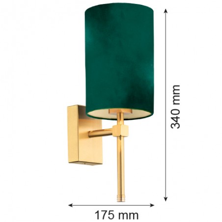 ABRUZZO 8109 kinkiet 1 pł. Argon