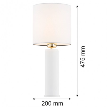 ALMADA 4231 lampa stołowa 1 pł. Argon