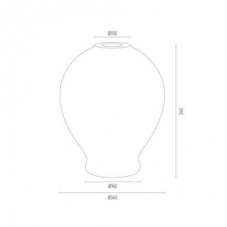AMARYLIS 4095 lampa stołowa 1 pł. Argon