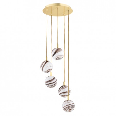 ARUBA 2182 lampa wisząca 5 pł. Argon