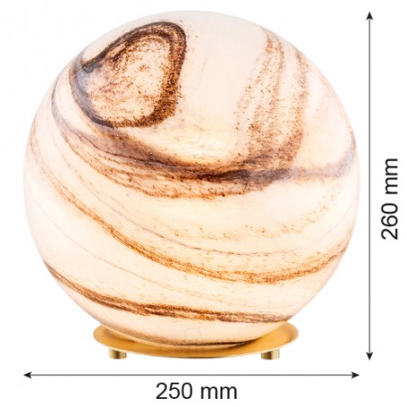 ARUBA 8533 lampa stołowa 1 pł. Argon