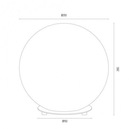 ARUBA 8533 lampa stołowa 1 pł. Argon