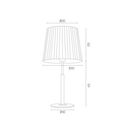 ASTI 3847 lampa stołowa 1 pł.  Argon
