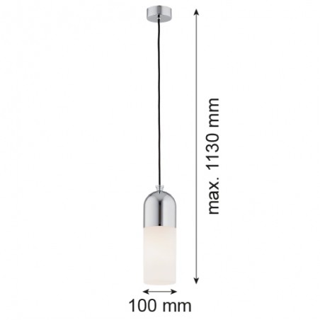 BURGOS 4211 lampa wisząca 1 pł. Argon