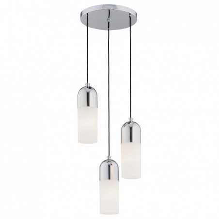 BURGOS 1465 lampa wisząca 3 pł. okrągła podsufitka Argon