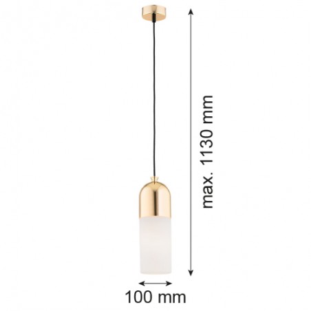 BURGOS 4212 lampa wisząca 1 pł. Argon