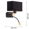 BILL 1042 kinkiet 2 pł. Argon
