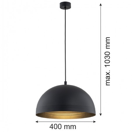 BONITA 8242 lampa wisząca 1 pł. Argon