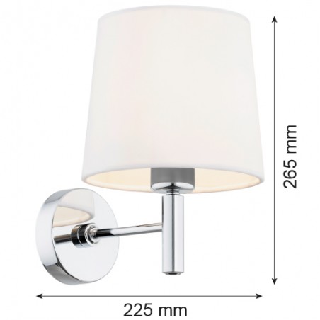 BOLZANO PLUS 4760 kinkiet 1 pł. Argon
