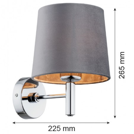 BOLZANO PLUS 4725 kinkiet 1 pł. Argon