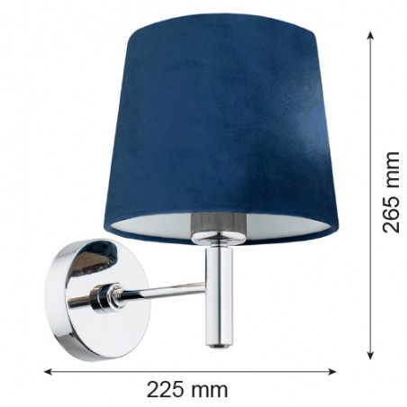 BOLZANO 3908 kinkiet 1 pł. Argon