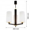 CAMELOT PLUS 6143 żyrandol 3 pł. Argon