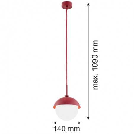 CAPPELLO 8296 lampa wisząca 1 pł. Argon