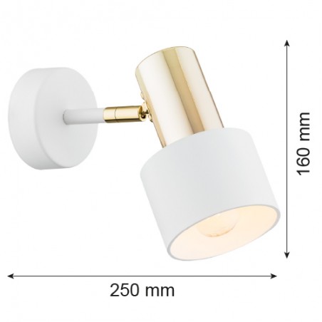 DORIA 4264 kinkiet 1 pł. Argon