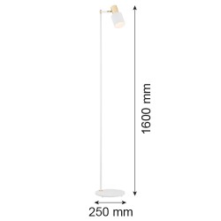 DORIA 4258 lampa podłogowa 1 pł. Argon