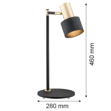 DORIA 4257 lampa biurkowa 1 pł. Argon