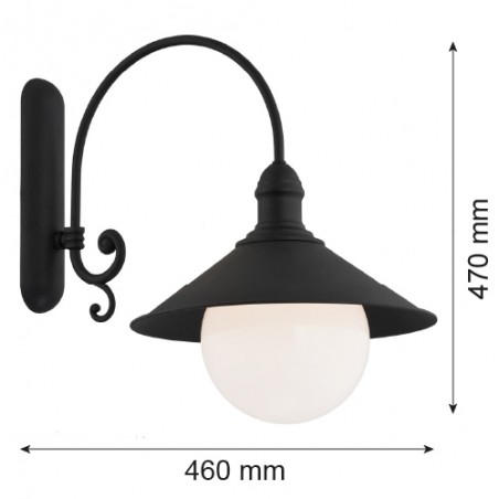 ERBA BIS  3286 kinkiet 1 pł. Argon