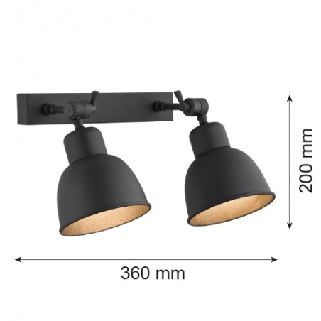EUFRAT  679 kinkiet 2 pł.  Argon