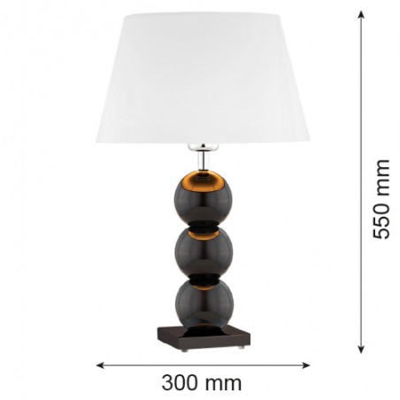 FUDŻI 4058 lampa stołowa 1 pł. Argon