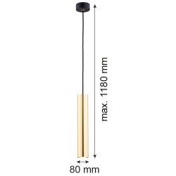 GOMERA PLUS 4755 lampa wisząca 1 pł. Argon