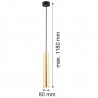 GOMERA PLUS 4755 lampa wisząca 1 pł. Argon