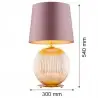 HAMILTON 8536 lampa stołowa 1 pł. Argon