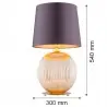 HAMILTON 8537 lampa stołowa 1 pł. Argon