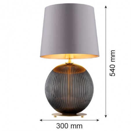 HAMILTON 8539 lampa stołowa 1 pł. Argon