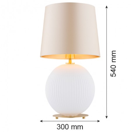 HAMILTON 8544 lampa stołowa 1 pł. Argon