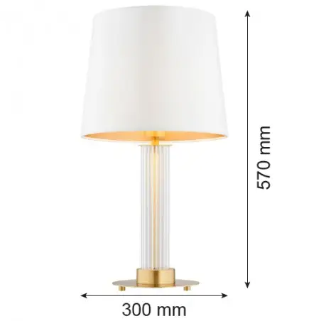 HAMPTON 8540 lampa stołowa 1 pł. Argon