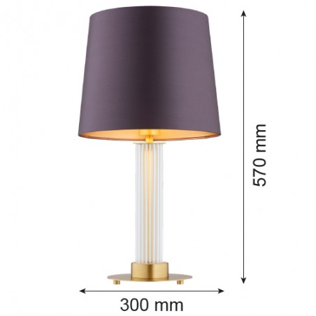 HAMPTON 8543 lampa stołowa 1 pł. Argon