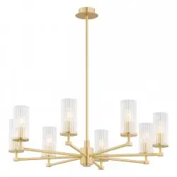 HAMPTON 5066 żyrandol 8 pł. Argon