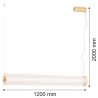 HAMPTON 8624 lampa wisząca 1 pł. Argon
