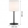 HILARY 4081 lampa stołowa 1 pł. Argon