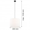 HILARY 4085 lampa wisząca 1 pł. Argon