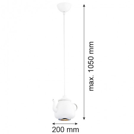 JAMAJKA 3650 lampa wisząca 1 pł. Argon