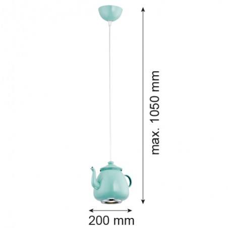 JAMAJKA 3652 lampa wisząca 1 pł. Argon
