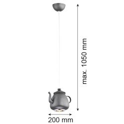 JAMAJKA 3653 lampa wisząca 1 pł. Argon