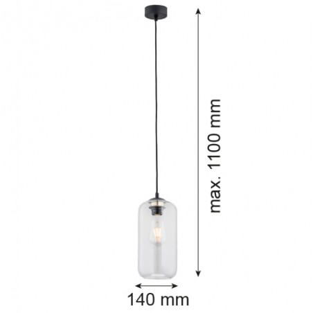 KALIMERA 4039 lampa wisząca 1 pł. Argon