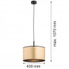 KARIN 4291 lampa wisząca 1 pł. Argon