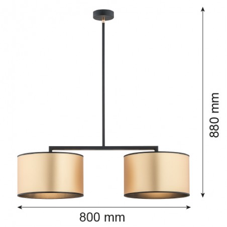 KARIN 898 lampa wisząca 2 pł. Argon