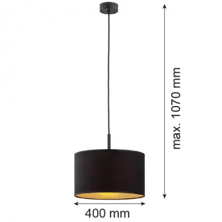 KARIN 4341 lampa wisząca 1 pł. Argon
