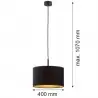 KARIN 4341 lampa wisząca 1 pł. Argon