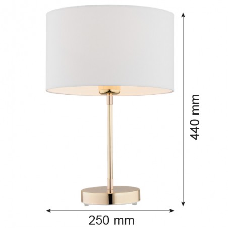 KARIN 4301 lampa stołowa 1 pł. Argon