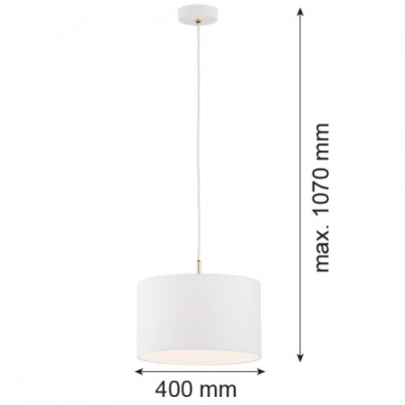KARIN 4343 lampa wisząca 1 pł. Argon