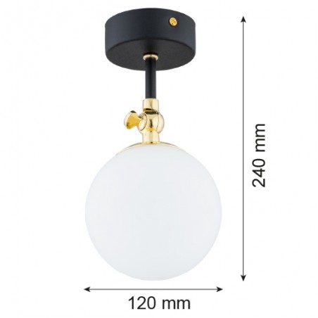LATINA 4003 kinkiet 1 pł. Argon