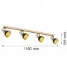 LENORA 1800 plafon 4 pł. Argon